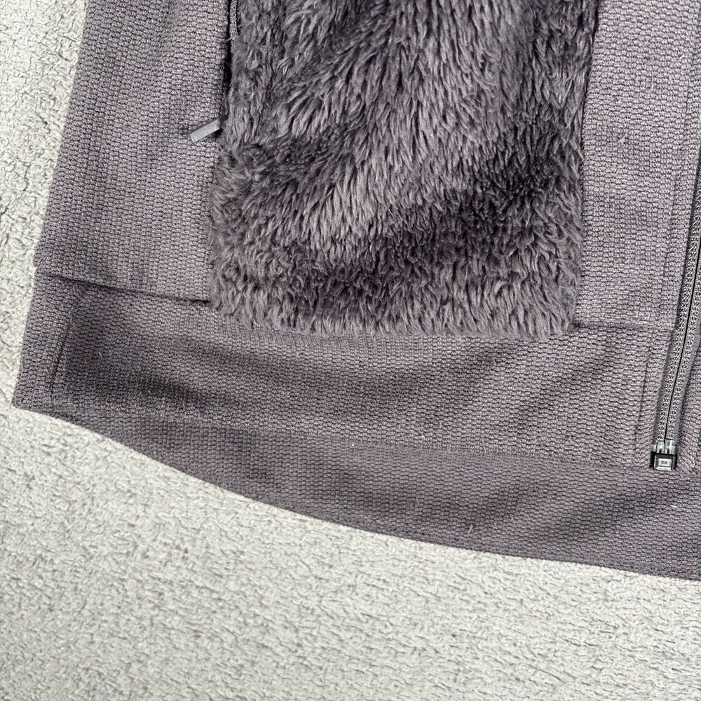 The North‎ Face Furry Fleece Vest Women’s Size S Full Zip Grey Camping Jogging - Picture 14 of 16